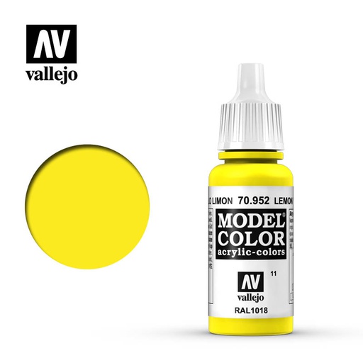 [ VAL70952 ] Vallejo Model Color Lemon Yellow 17ml