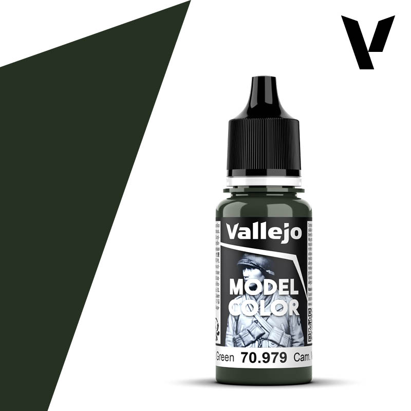 [ VAL70979 ] Vallejo Model Color German Cam. Dark Green 18ml