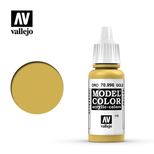 [ VAL70996 ] Vallejo Model Color Gold 17ml