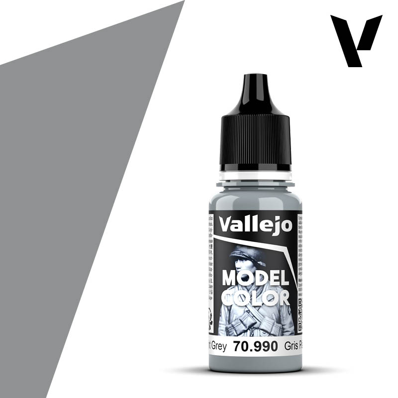 [ VAL70990 ] Vallejo Model Color Light Grey 18ml