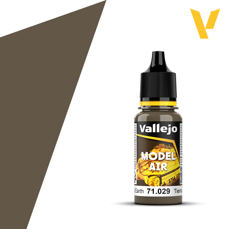 [ VAL71029 ] Vallejo Model Air Dark Earth 18ml