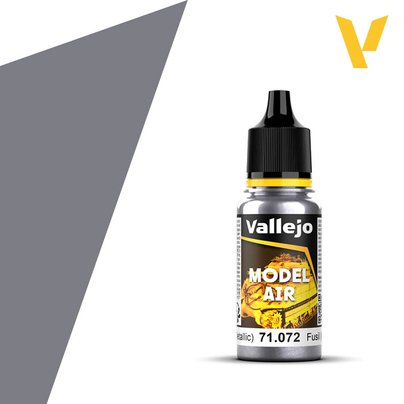 [ VAL71072 ] Vallejo Model Air Gun Metal 17ml