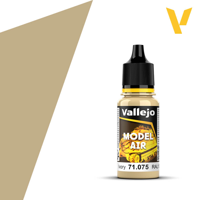 [ VAL71075 ] Vallejo Model Air Sand (Ivory) RAL1001  18ml