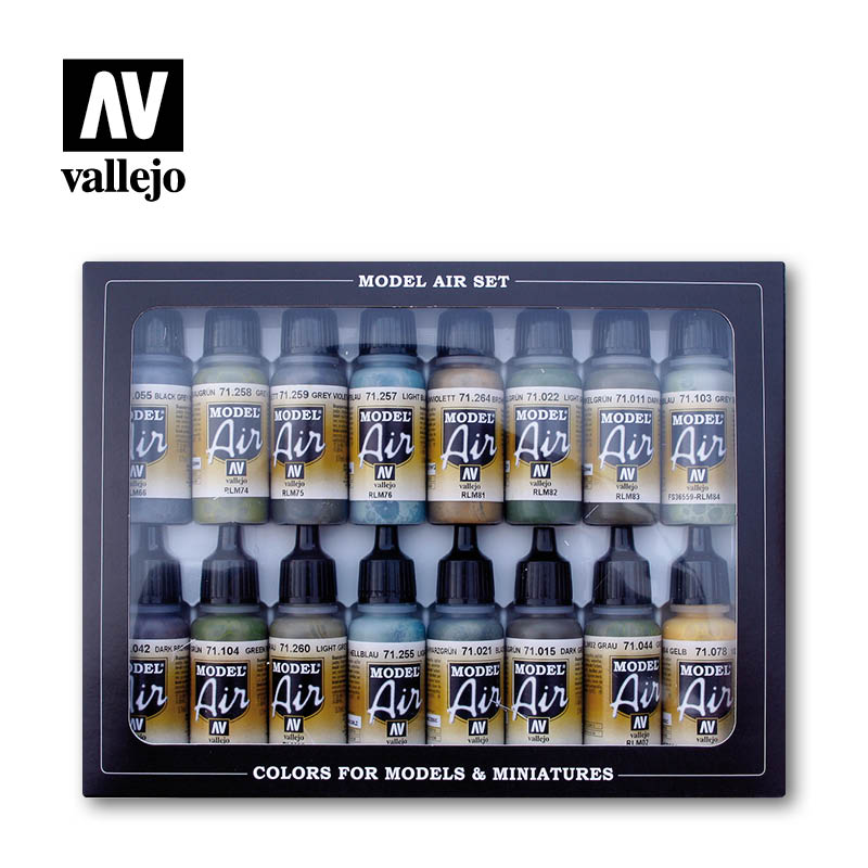 [ VAL71193 ] Vallejo RLM Colors (16)