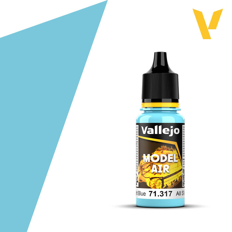 [ VAL71317 ] Vallejo Model Air AII SV. Gol Light Blue 18ml