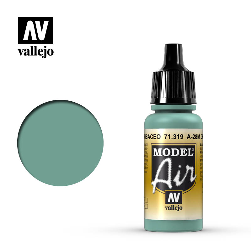 [ VAL71319 ] Vallejo Model Air A-28M Greyish Blue 17ml