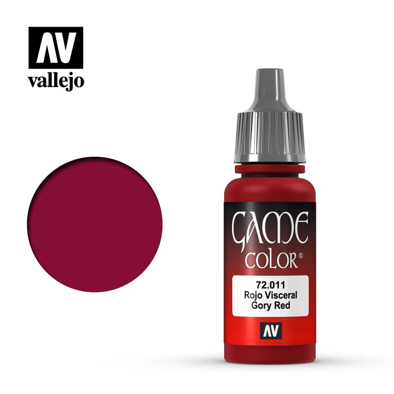 [ VAL72011 ] Vallejo Game Color Gory Red 17ml