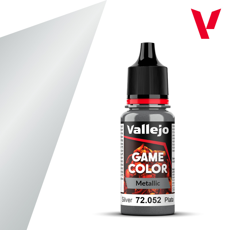 [ VAL72052 ] Vallejo Game Color Silver 18ml