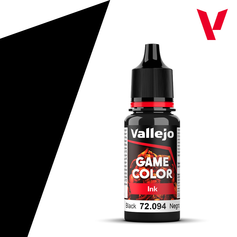 [ VAL72094 ] Vallejo Game Color Black Ink 18ml