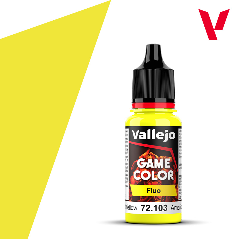 [ VAL72103 ] Vallejo Game Color Fluo Yellow 18ml