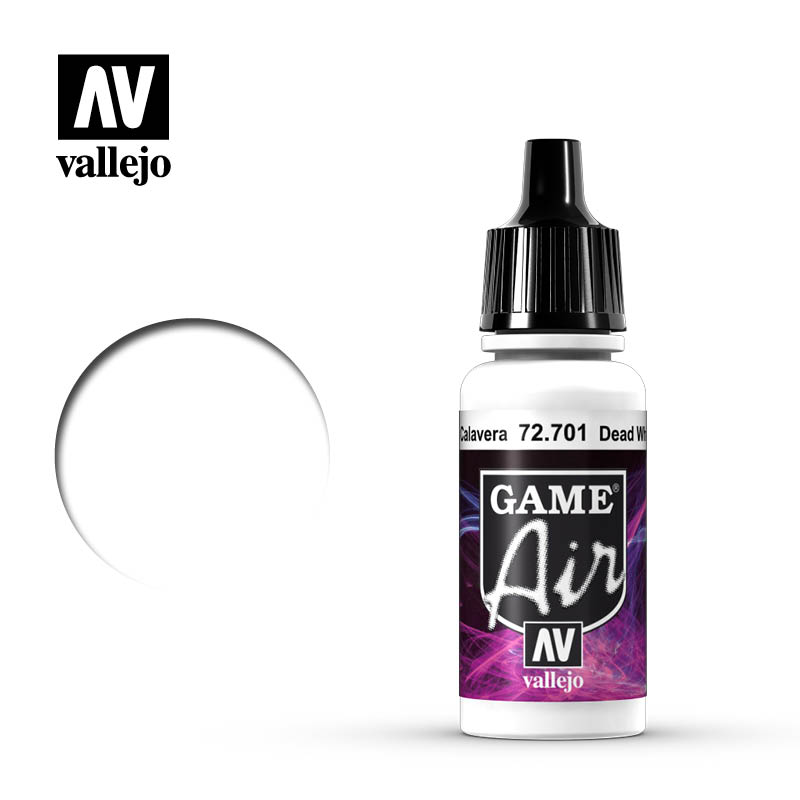 [ VAL72701 ] Vallejo Game Air Dead White 17ml