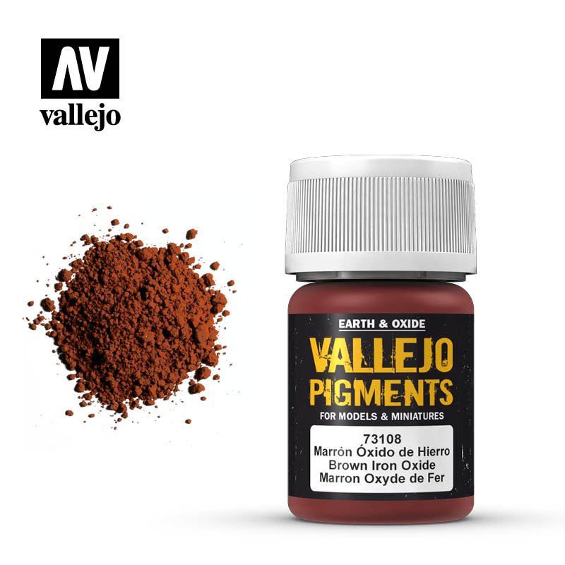 [ VAL73108 ] Vallejo Pigments Brown Iron Oxide