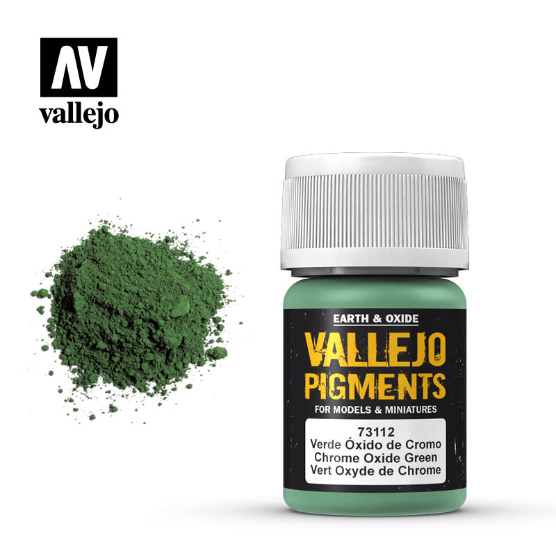 [ VAL73112 ] Vallejo Pigments Chrome Oxide Green