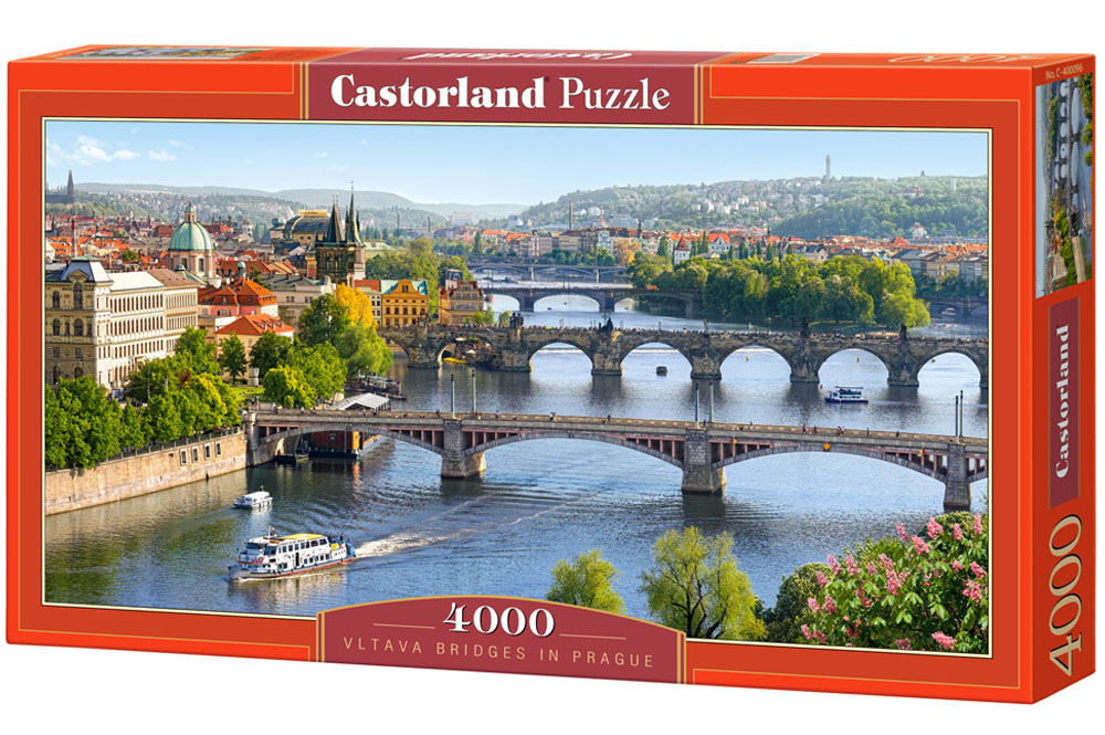 [ CASTOR400096 ] vltava bridges in prague 4000 stukjes