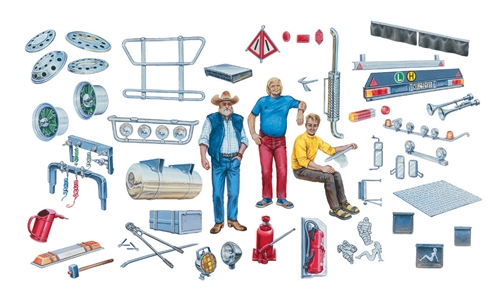 [ ITA-0720S ] Italeri TRUCK ACCESOIRES 1/24