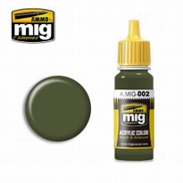[ MIG0002 ] MIG OLIVE GREEN OPT. 2 RAL 6003 17ML