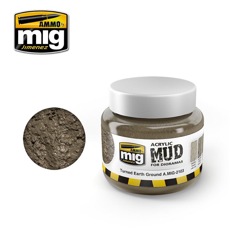 [ MIG2103 ] acrylic mud: turned earth ground