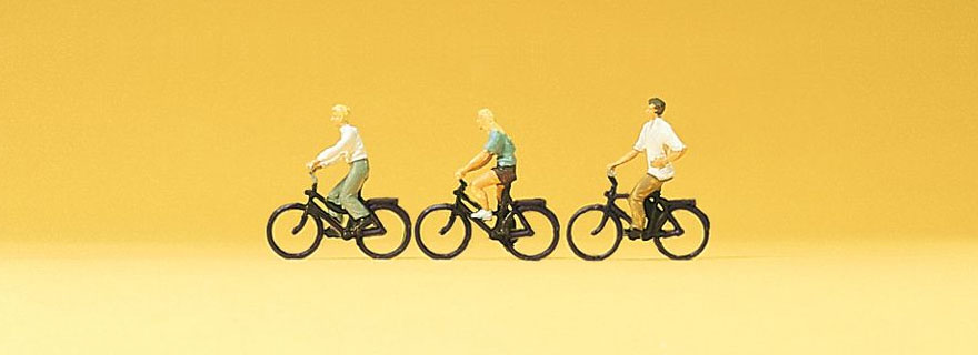 [ PRE79089 ] Preiser cyclists 1/160