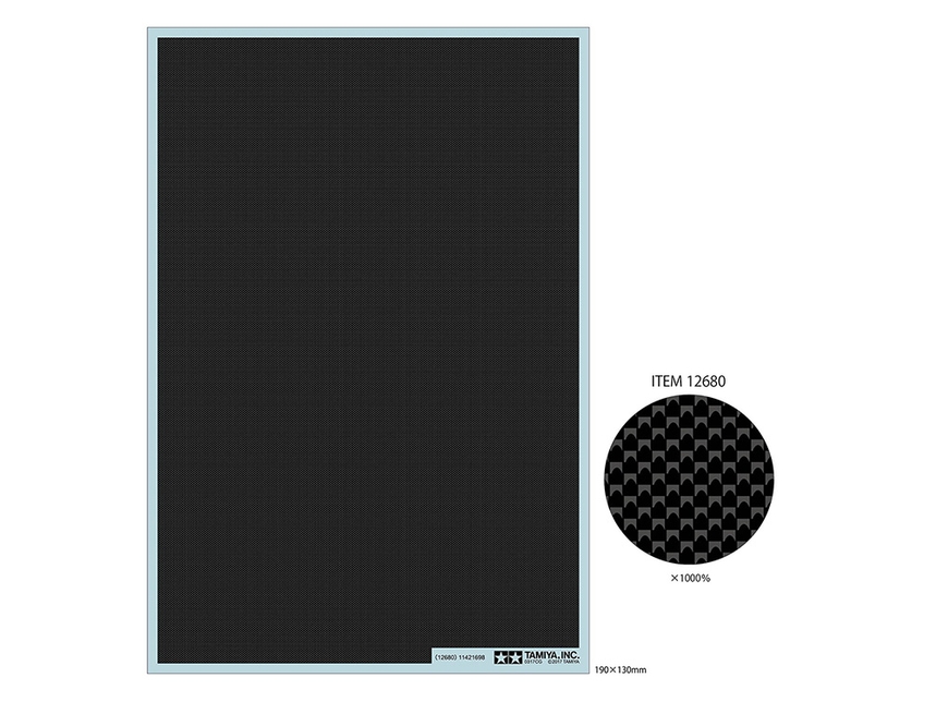 [ T12680 ] Tamiya carbon pattern decal
