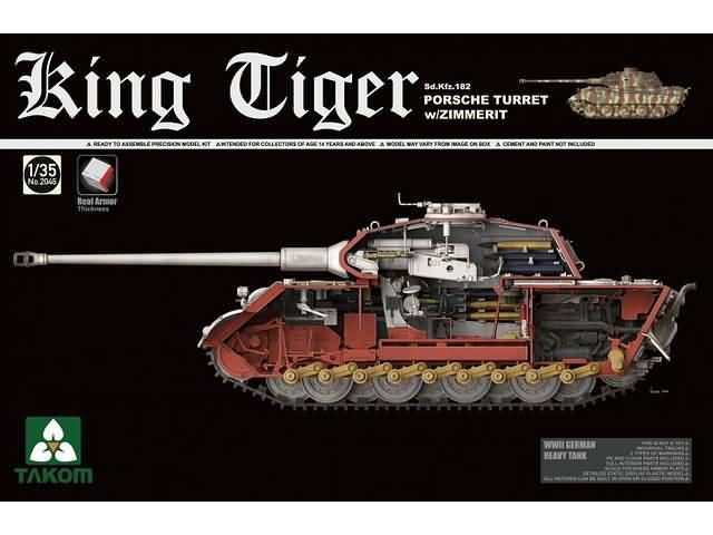 [ TAKOM2046 ] KING TIGER PORSCHE TURRET