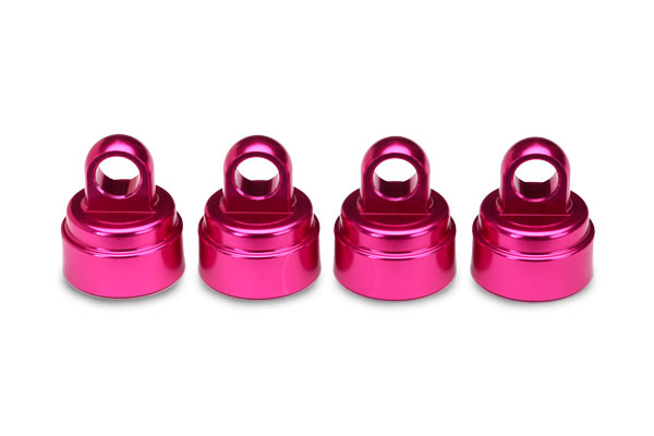 [ TRX-3767P ] Traxxas SHOCK CAPS ALU PINK