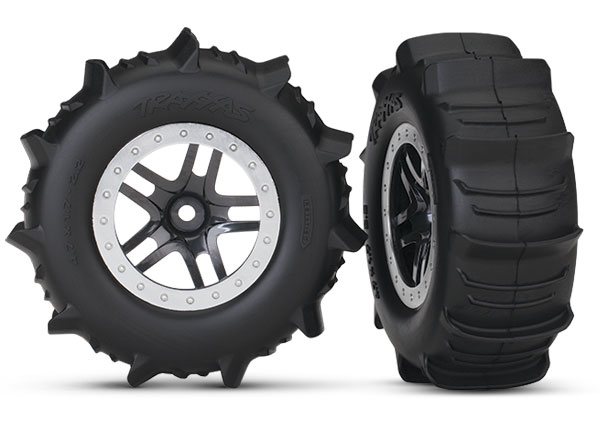 [ TRX-5891 ] Traxxas tires &amp; wheels glued paddle-TRX5891 