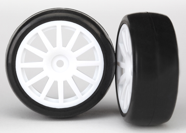 [ TRX-7572 ] Traxxas tires & wheels glued