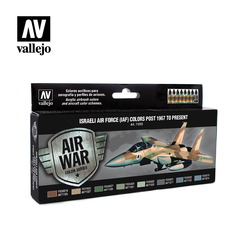 [ VAL71203 ] Vallejo Israeli Air Force (IAF) Colors Post 1967 To Present (8)