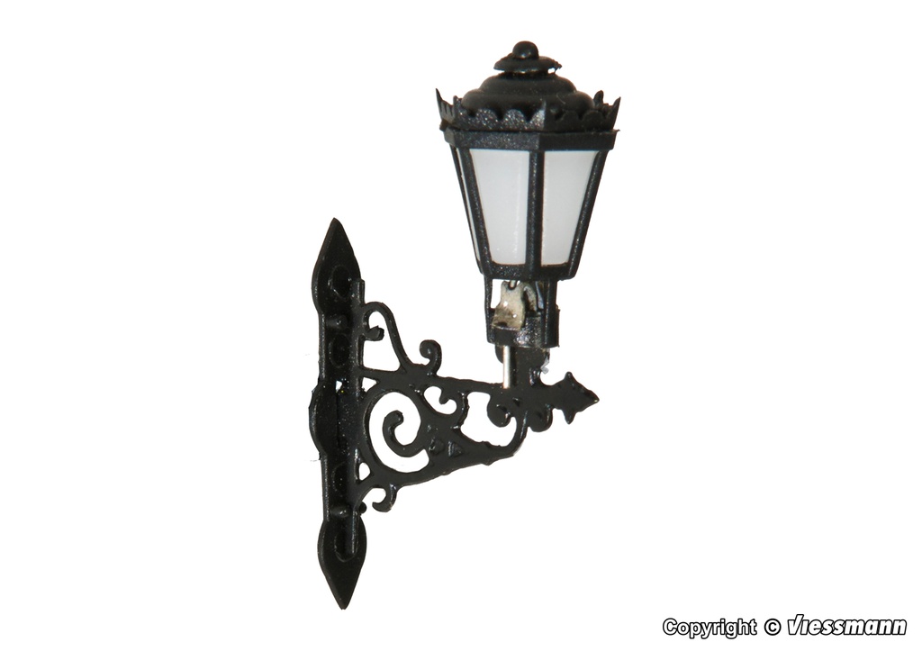 [ VIE-9074 ] Viessmann Schaal O Wandlantaarn, LED warmwit, 22mm