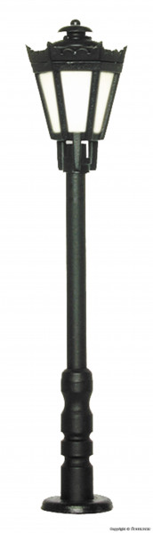 [ VIE-6070 ] Ho parklantaarn zwart  led warm wit 5.6cm  10-16v