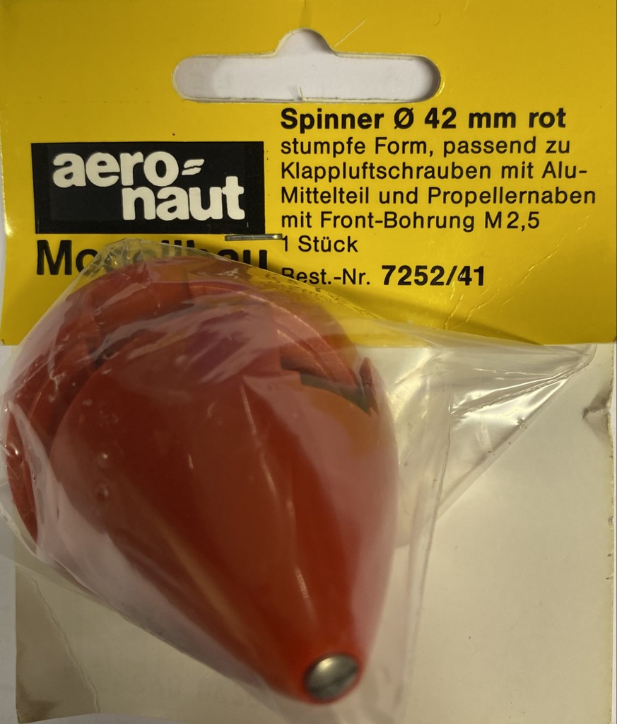[ AE7252-41 ] Aeronaut Spinner 42mm Rot