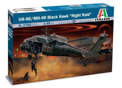 [ ITA-2706S ] Italeri UH-60/MH-60 Black Hawk "Night Raid" 1/48