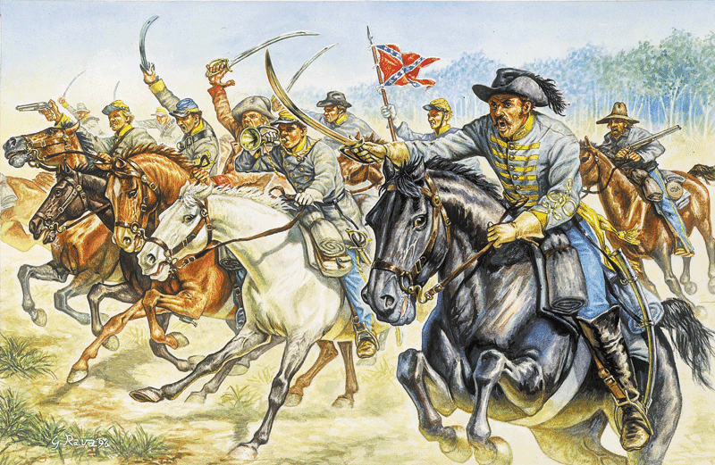 [ ITA-6011S ] ITALERI Confederate Cavalry 1/72
