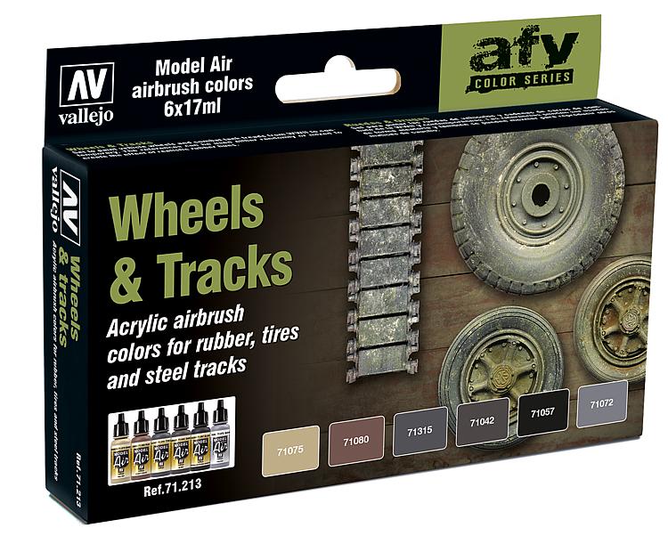 [ VAL71213 ] Vallejo Wheels & Tracks (6)