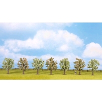 [ NO25092 ] Noch Fruitbomen in bloei, 7 St, ca. 8 cm hoog