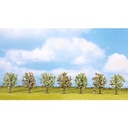 [ NO25092 ] Noch Fruitbomen in bloei, 7 St, ca. 8 cm hoog