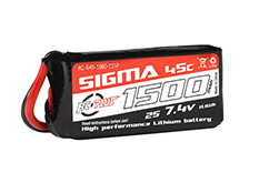 [ RC-G45-1500-2S1P ] Lipo batterij 7.4V 1500Mah 45C