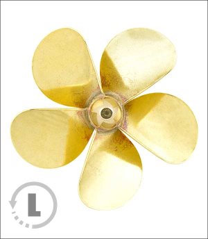 [ RA148-08 ] Raboesch 5-blade propeller, size L, M4, 45 mm