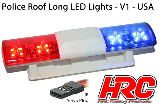[ HRC8731U ] 1/10 POLICE ROOF LONG LIGHTS