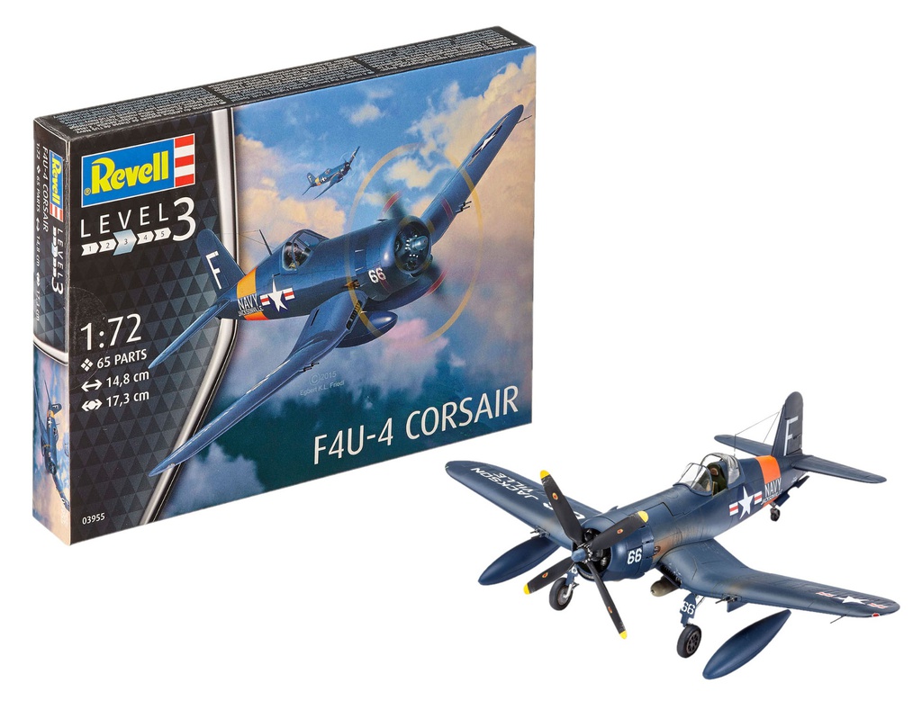 [ RE03955 ] Revell F4U-4 Corsair 1/72