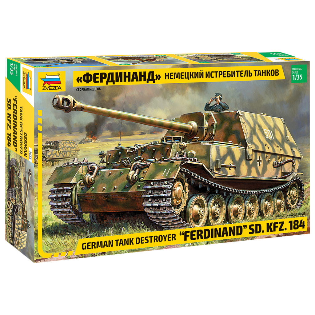 [ ZVE3653 ] Zvezda ferdinand sd.kfz.184 