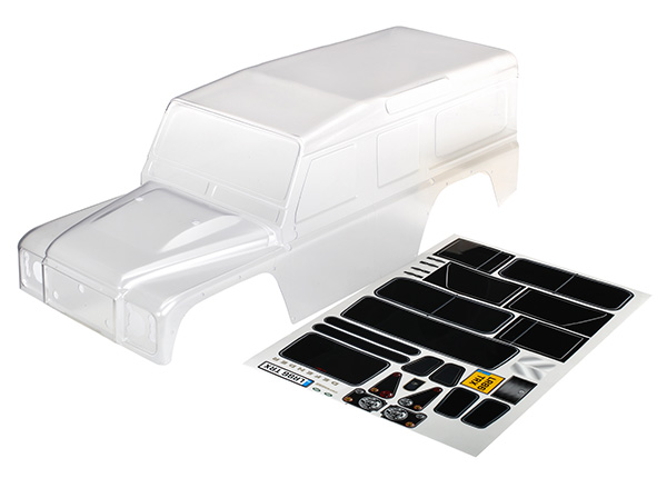 [ TRX-8011 ] Traxxas body landrover defender clear - TRX8011