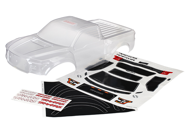 [ TRX-5826 ] Traxxas Body ford raptor clear decals van 2017-TRX5826 