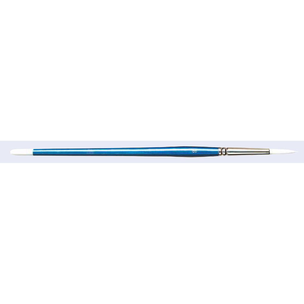 [ PENSEELBLPU2/0 ] Leonhardy 374 syntetisch haar penseel 2/0, rond handvat (1st)