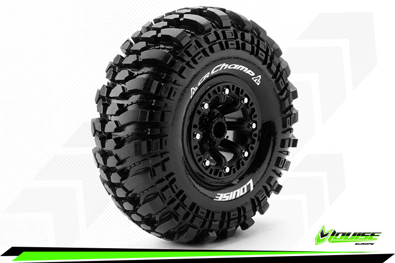 [ PROLR-T3236VB ] Louise RC CR-champ 1/10 crawler banden set verlijmd supersoft 2.2"