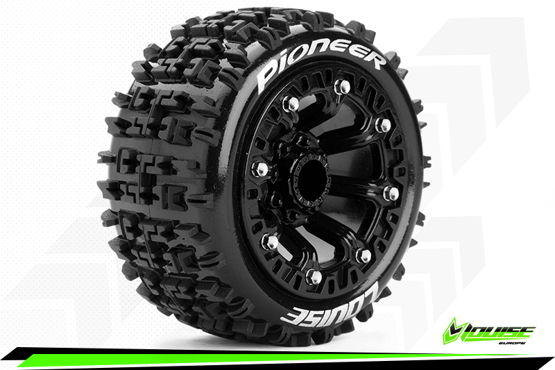 [ PROLR-T3278SB ] Louise RC ST pioneer 1/16 - 1/10 truck banden set soft 2.2" - Hex 12mm
