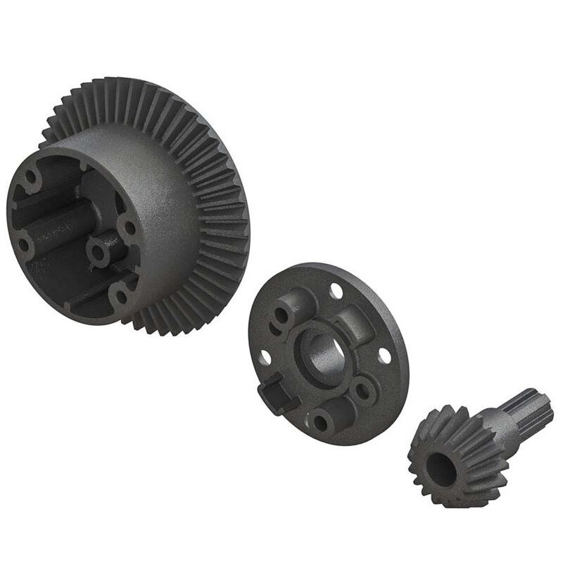 [ AR310802 ]Arrma -  DIFF CASE, 49T MAIN GEAR AND 17T INPUT GEAR (1 set) 4x4 - ARAC4025