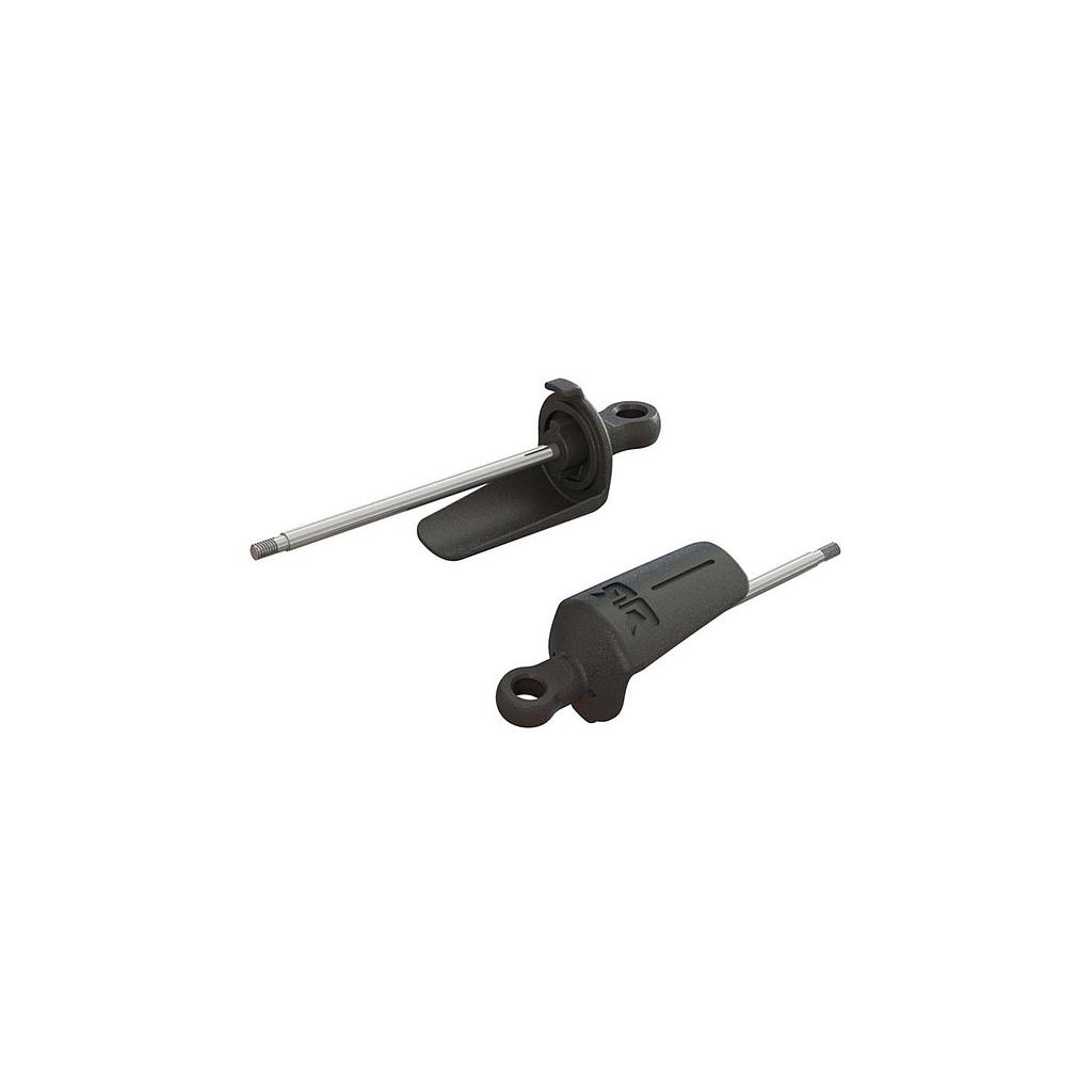 [ AR330447 ]Arrma -  SHOCK SHAFT, EYELET AND SPRING PERCH SET (1 Front, 1 Rear) 4x4