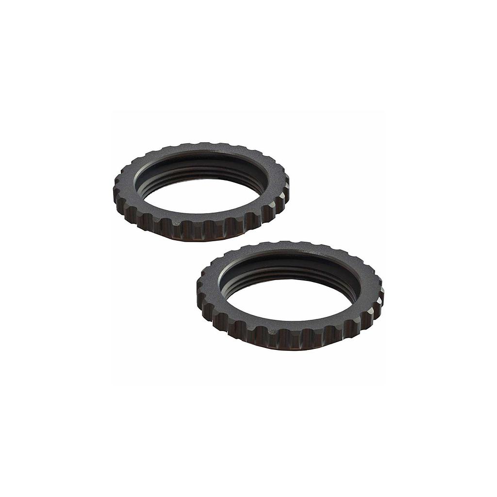 [ AR330514 ]Arrma -  ALUMINIUM SHOCK COLLAR (BLACK) (2PCS) - ARAC8964