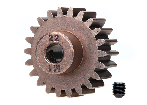 [ TRX-6495X ] Traxxas 22T pinion gear 1.0 metric pitch 5mm shaft